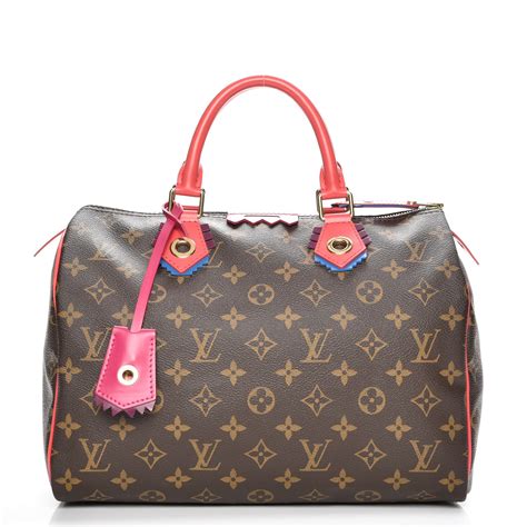 louis vuitton speedy 30 totem flamingo|LOUIS VUITTON Monogram Totem Speedy 30 Flamingo.